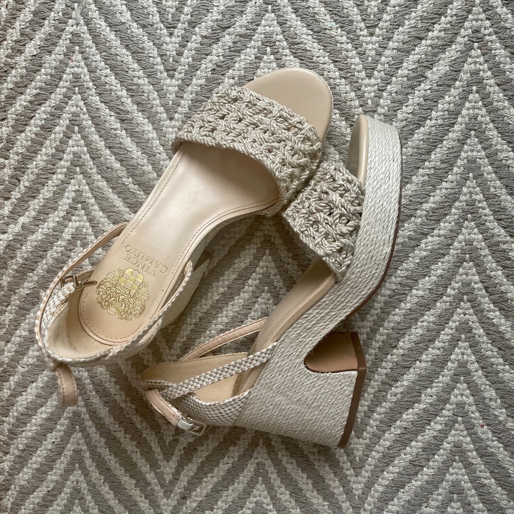 Vince Camuto Espadrille Platform Sandal Size 6.5